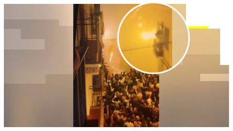 La encendida de la Cord&aacute; de B&eacute;tera