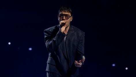 El cantante Quevedo, durante un concierto en una imagen de archivo.