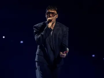 El cantante Quevedo, durante un concierto en una imagen de archivo. El cantante Quevedo, durante un concierto en una imagen de archivo.