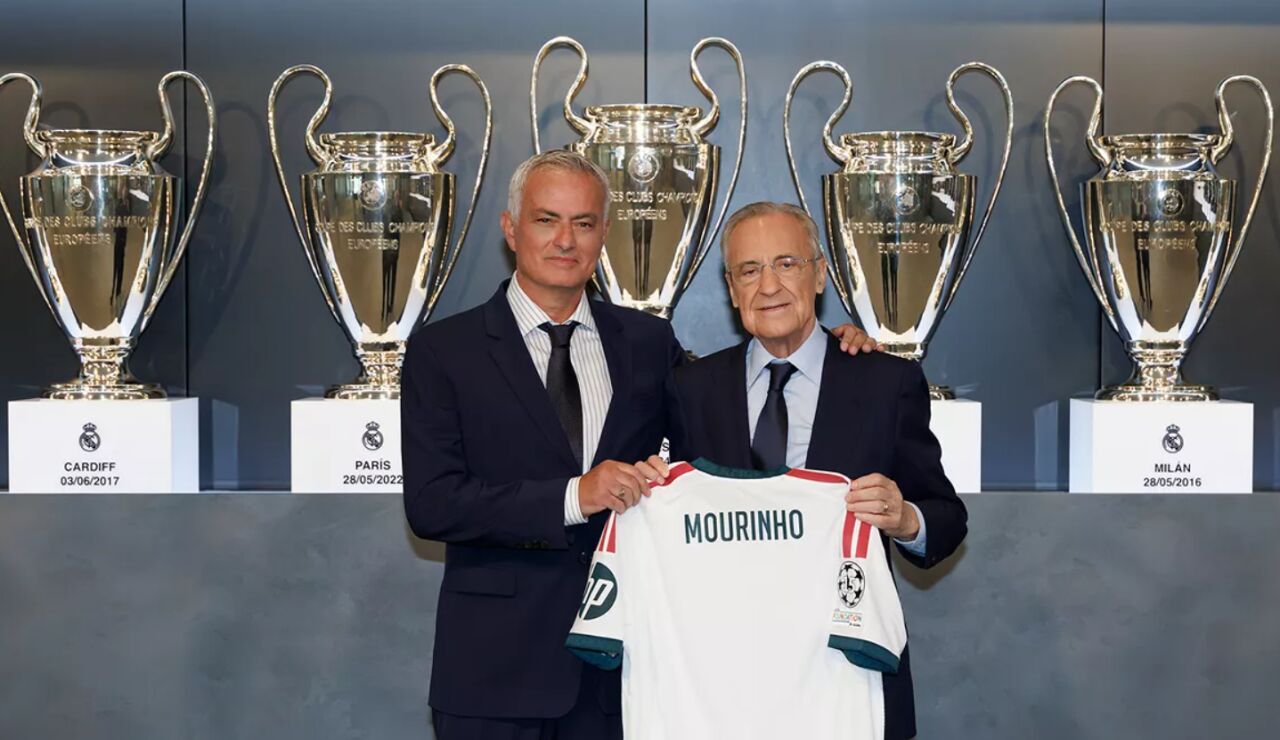Jos&eacute; Mourinho, presentado con el Real Madrid
