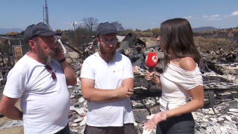 Lo han perdido todo en los incendios y ahora sobreviven en un hotel