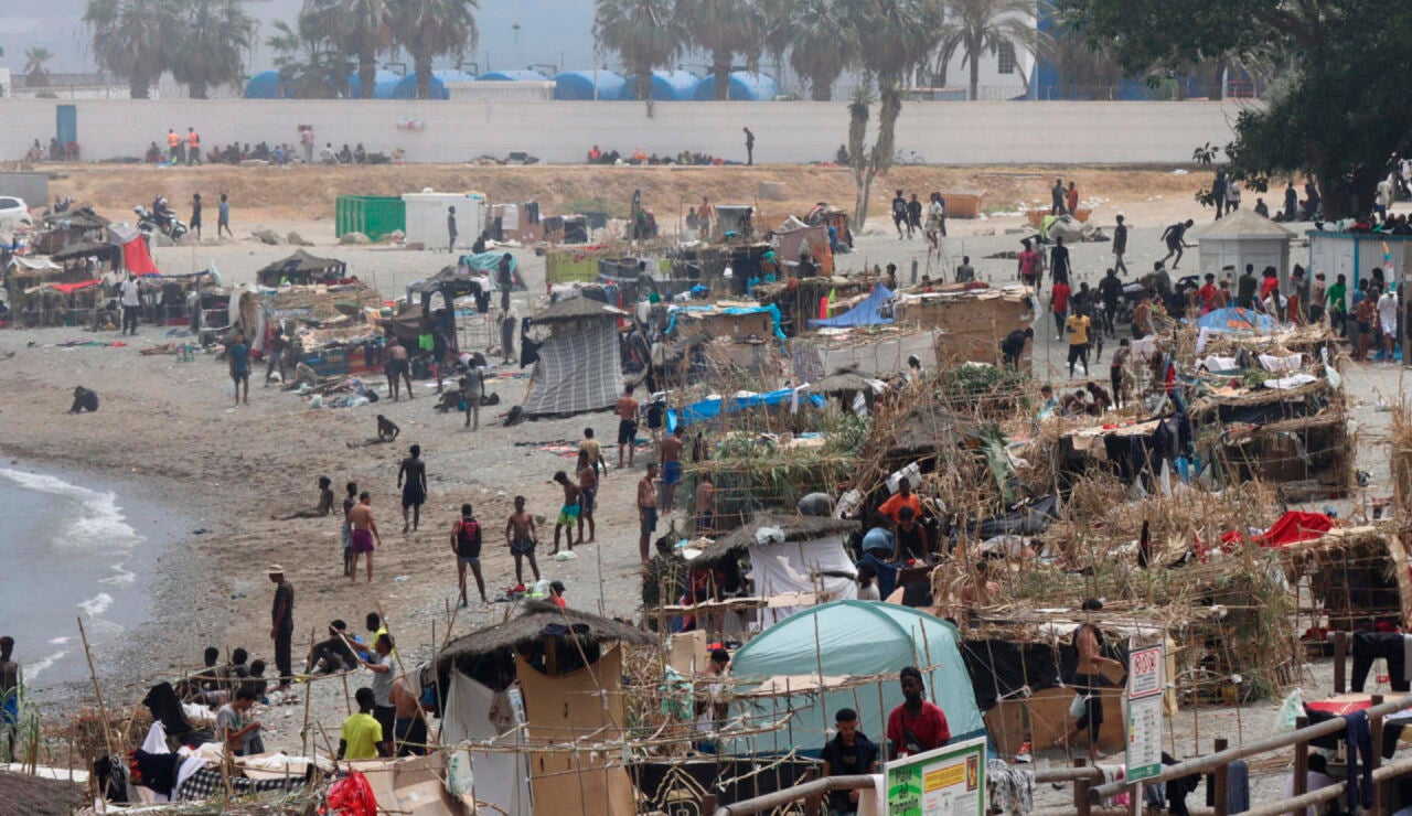 Imagen de la playa 'El Trampol&iacute;n' de Ceuta