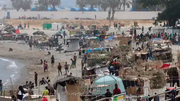 Imagen de la playa 'El Trampolín' de Ceuta Imagen de la playa 'El Trampolín' de Ceuta