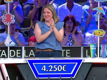 Laura cae en el bote y pasa a la Gran Final con 4.250 euros gracias a la confianza de Jorge Fernández: “¡Claro que llegas!” Laura cae en el bote y pasa a la Gran Final con 4.250 euros gracias a la confianza de Jorge Fernández: “¡Claro que llegas!”