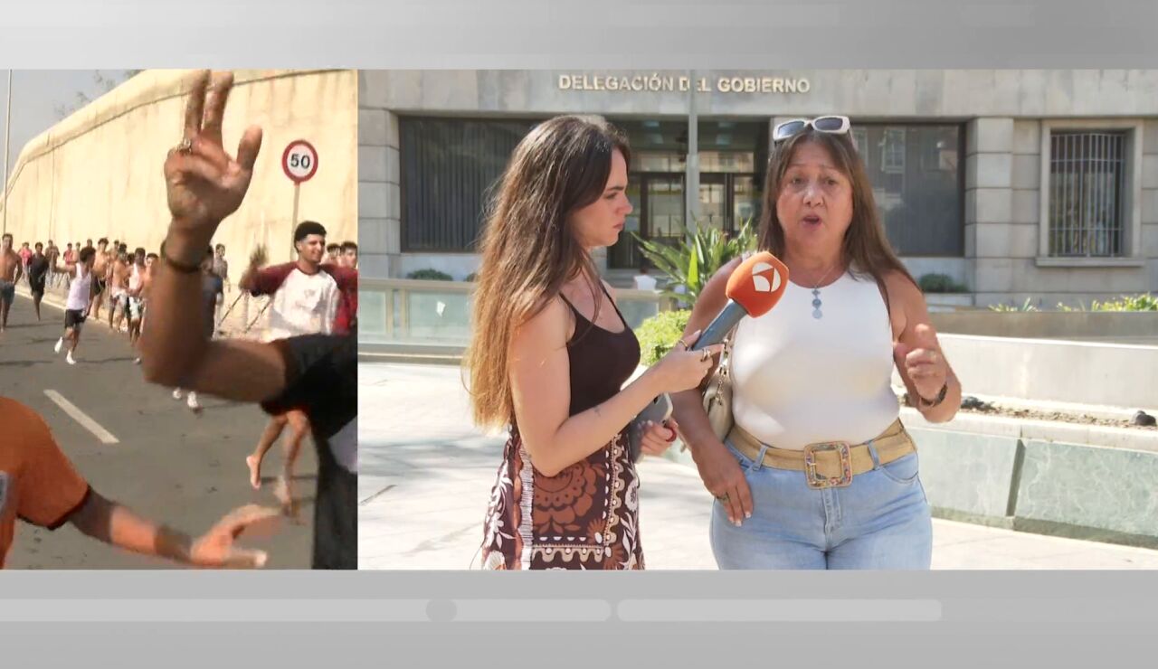 Loli, una ceut&iacute; indignada con la situaci&oacute;n que vive su ciudad