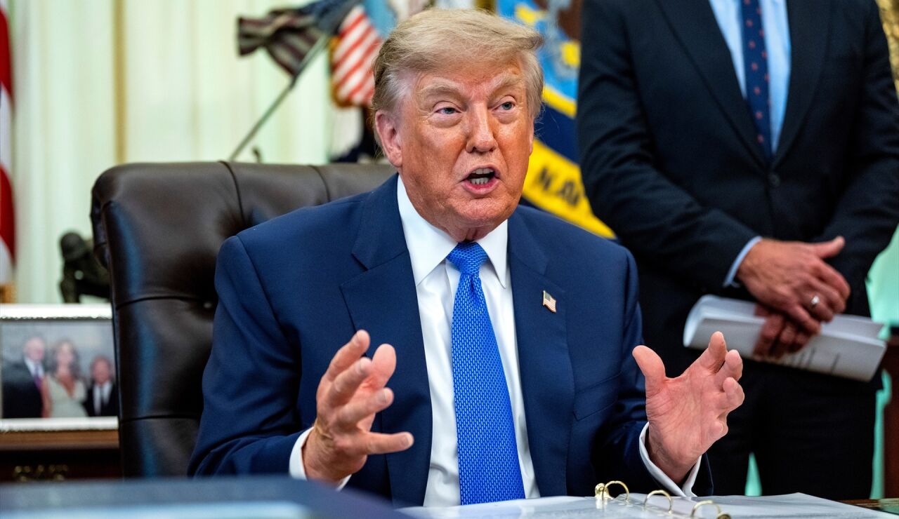 Donald Trump en la Casablanca