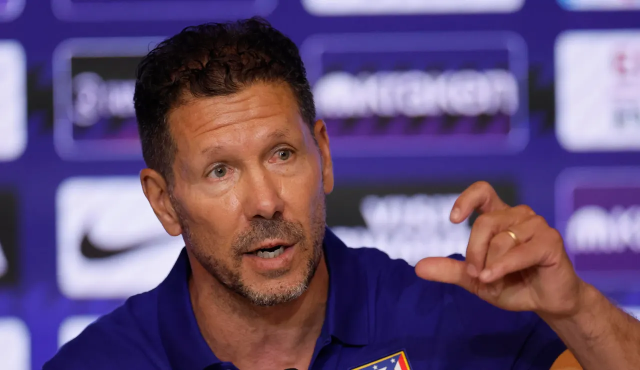 Diego Pablo Simeone en rueda de prensa