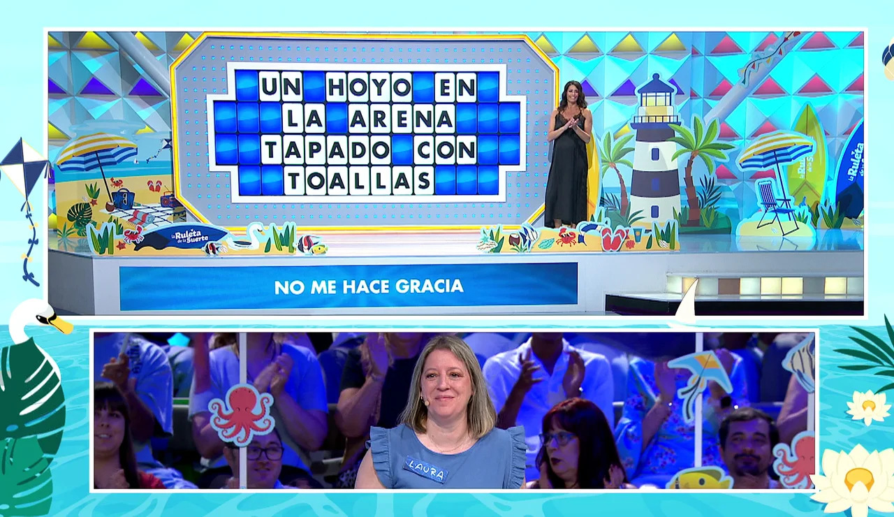 Laura resuelve los tres paneles de la triple prueba de velocidad y consigue 600 euros