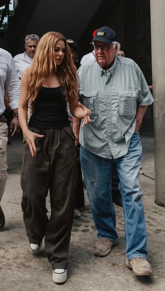 Shakira y Howard Buffett