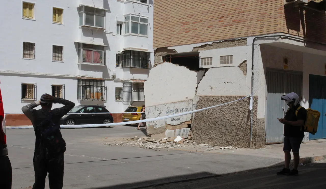 Daños del terremoto en Granada.