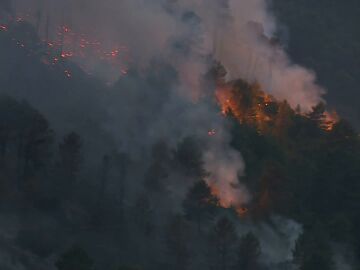Incendio en las Hurdes