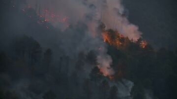 Incendio en las Hurdes