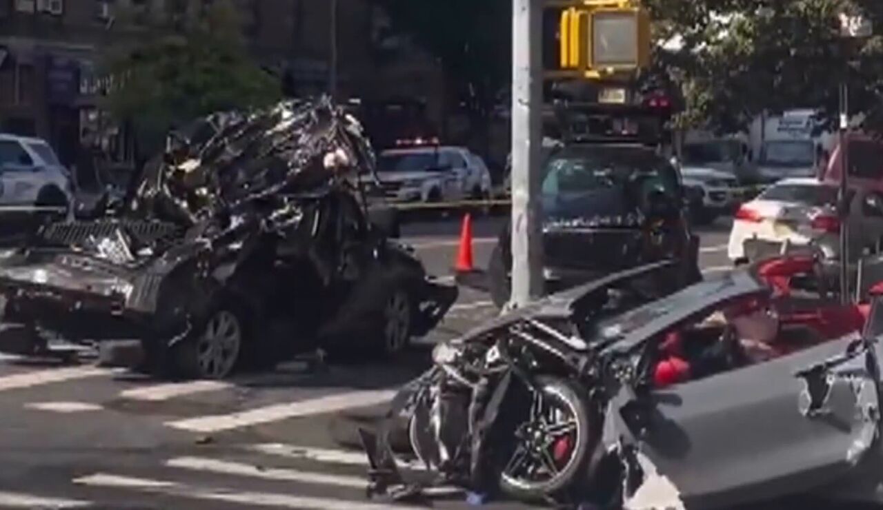 Brutal accidente en Manhattan