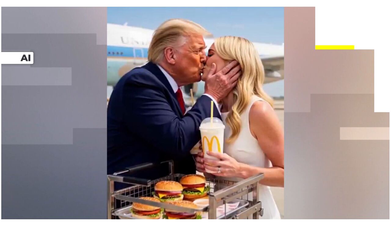 'Meme' de Donald Trump hecho con IA