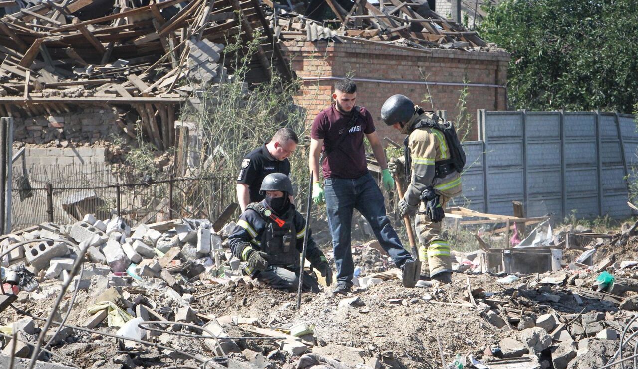  Suben a 14 los muertos en un ataque ruso sobre un centro comercial en Kriv&oacute;i Rog (Ucrania)