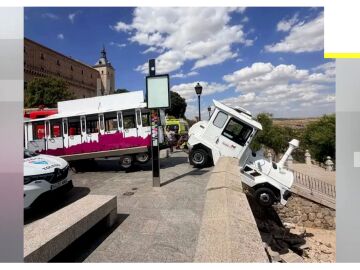 Tren accidentado en Toledo