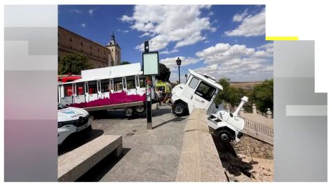 Tren accidentado en Toledo