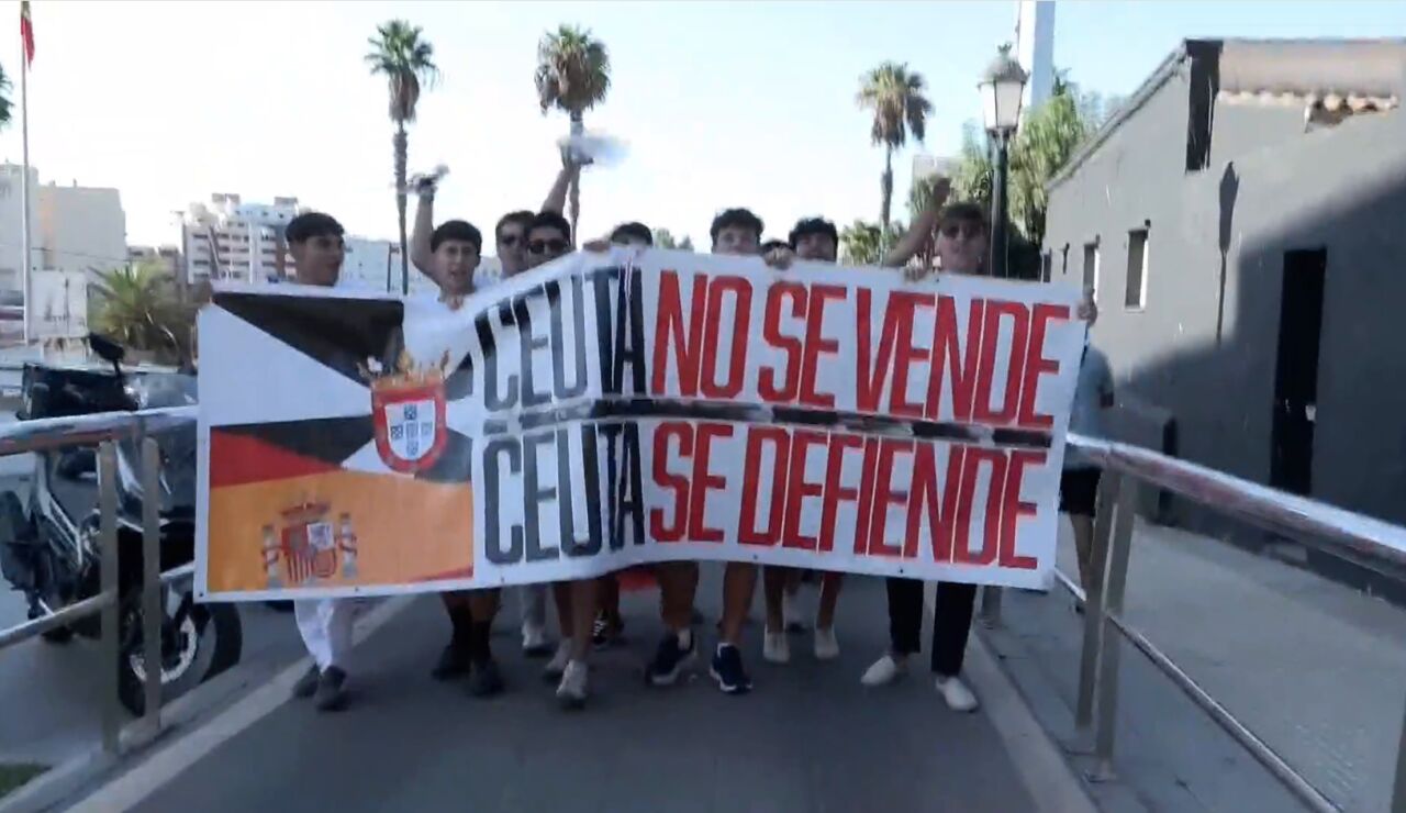 Pancarta partido de f&uacute;tbol