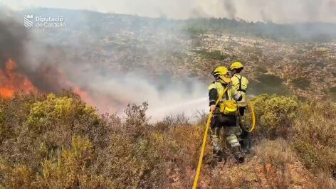 Imagen de los bomberos en Castell&oacute;n