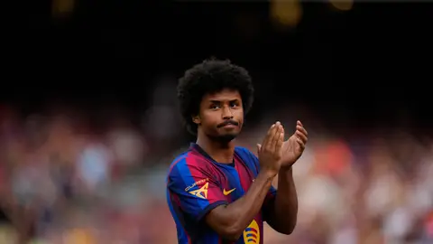 Adeyemi en el trofeo Gamper Adeyemi en el trofeo Gamper