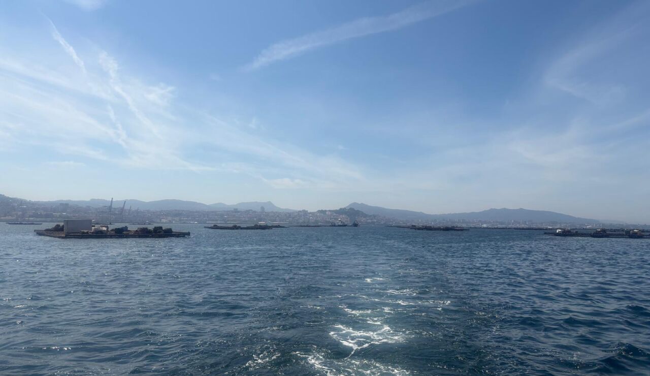 Bateas en la R&iacute;a de Vigo