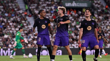 Raphinha celebra su gol ante el Elche