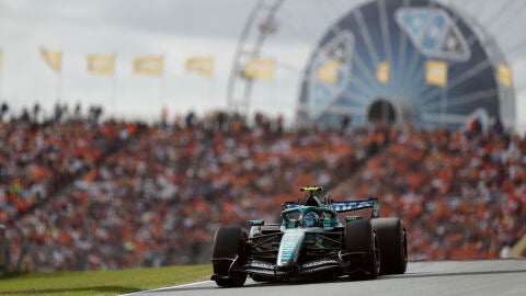 Fernando Alonso durante el GP de Pa&iacute;ses Bajos
