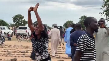 Im&aacute;genes de una mujer en Nigeria
