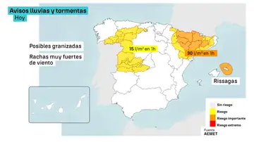 Imagen del mapa de avisos Imagen del mapa de avisos