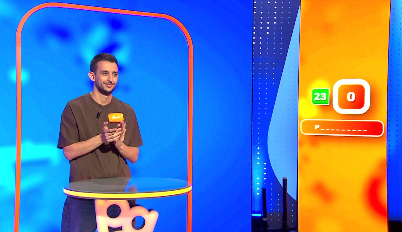David celebra su programa 100 en Pasapalabra con un espectacular empate a 23 aciertos con Javier en AlaZ