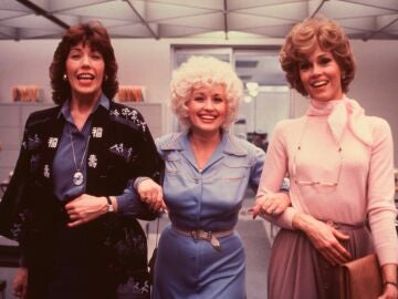 Jane Fonda, Lily Tomlin y Dolly Parton en 9 to 5