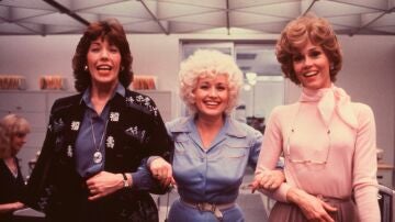 Jane Fonda, Lily Tomlin y Dolly Parton en 9 to 5