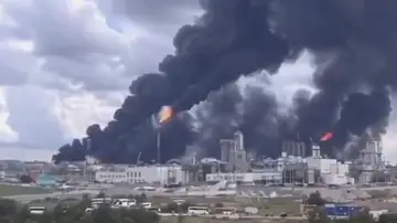 Explosión de una planta de gas Explosión de una planta de gas