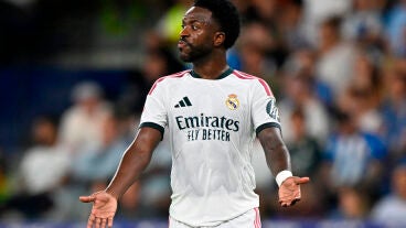 Vin&iacute;cius en el partido contra el Espanyol