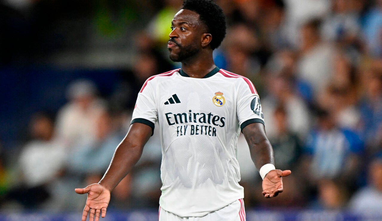 Vin&iacute;cius en el partido contra el Espanyol