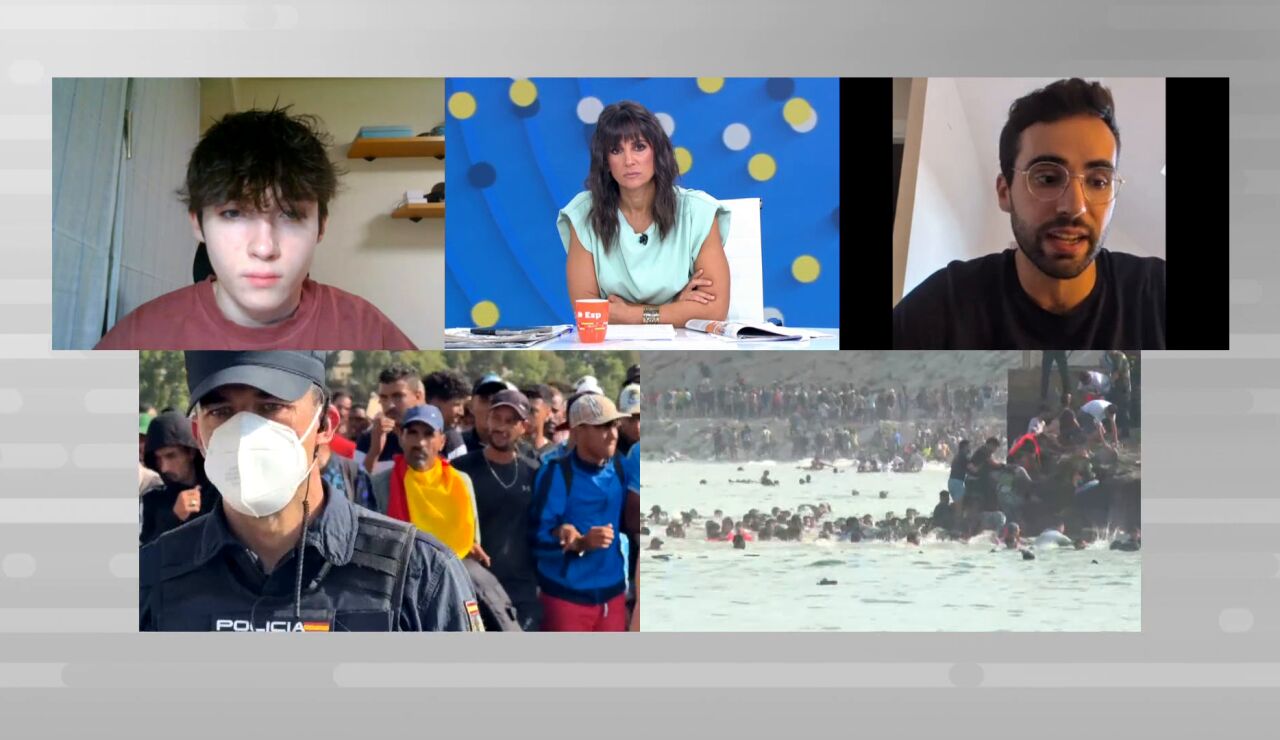 Los j&oacute;venes opinan sobre la gesti&oacute;n de los migrantes en Ceuta 