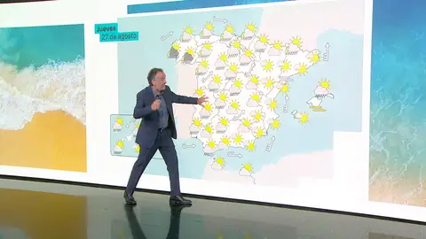 El meteorólogo de Antena 3, Roberto Brasero Antena 3 Noticias