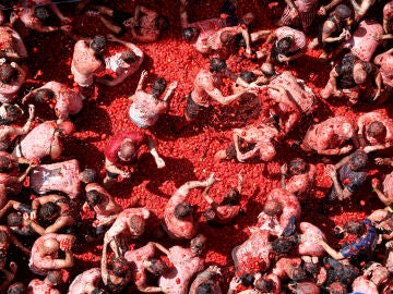 Imagen de la Tomatina de Buñol Imagen de la Tomatina de Buñol
