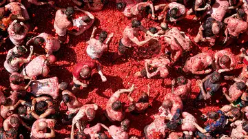 Imagen de la Tomatina de Buñol Imagen de la Tomatina de Buñol