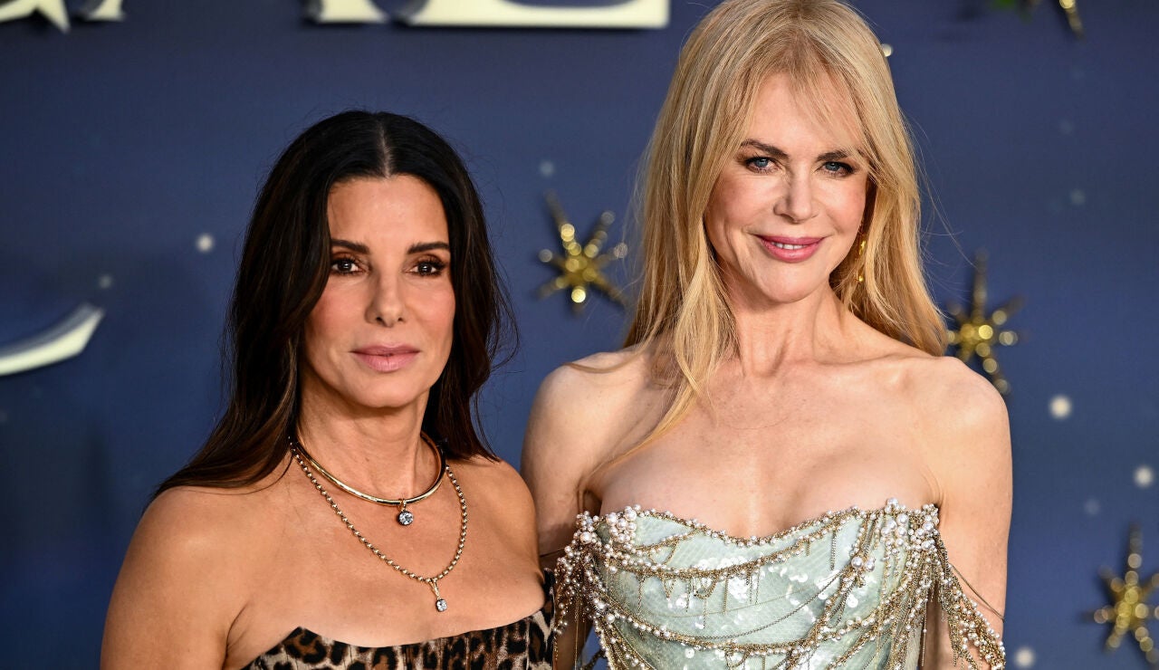 Sandra Bullock y Nicole Kidman en la premiere de Pr&aacute;cticamente Magia 2 en Londres