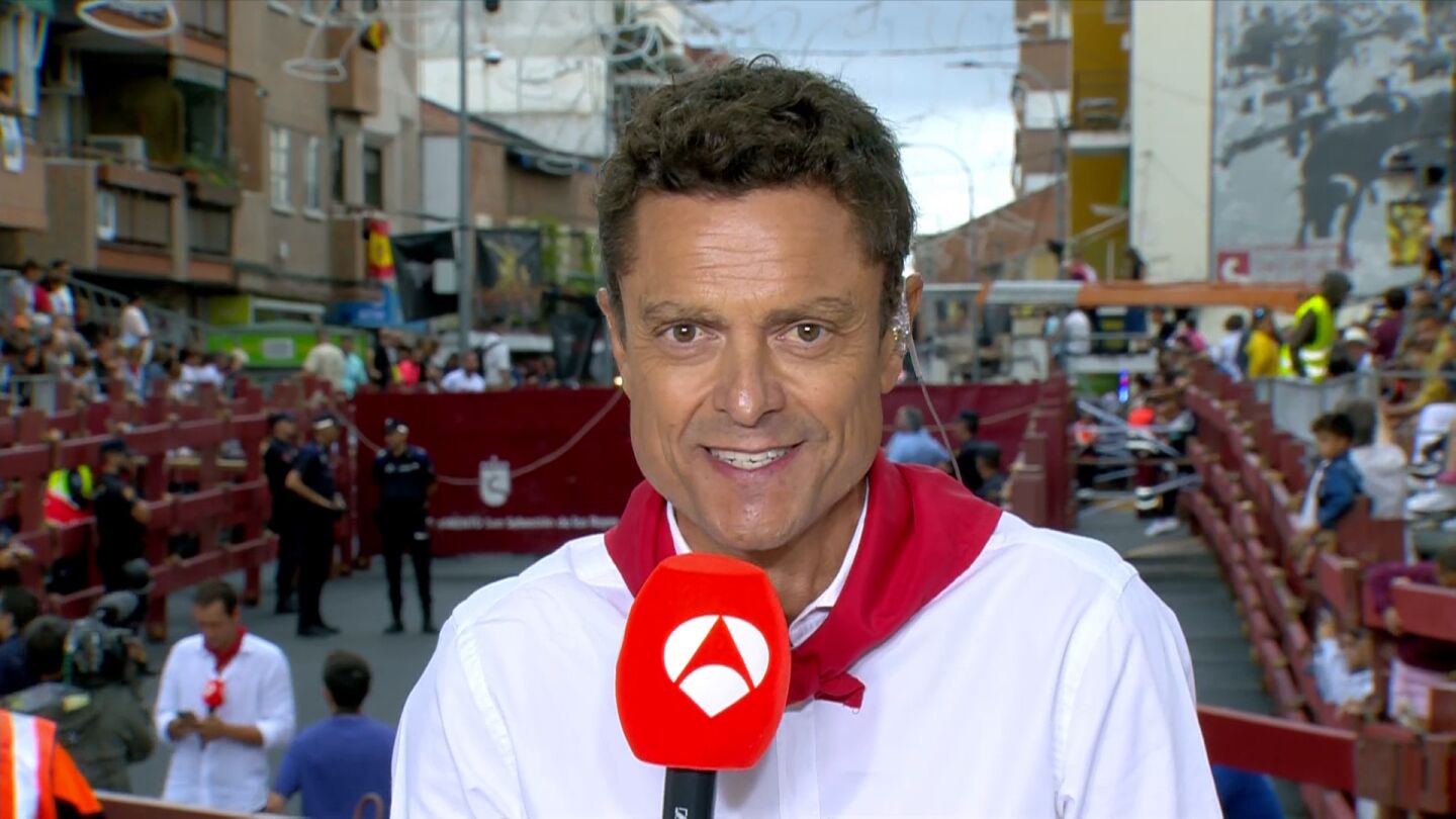 Javier Gallego en los encierros de San Sebasti&aacute;n de los Reyes