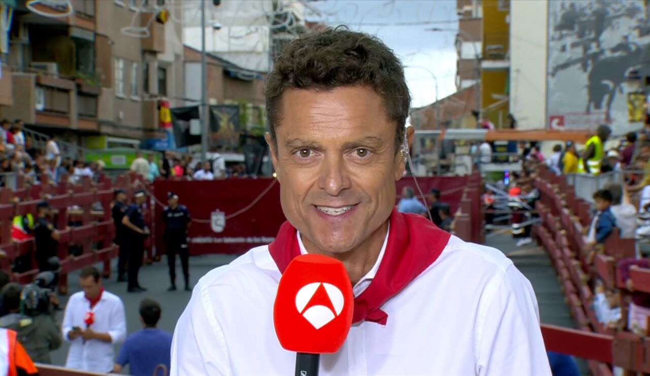 Javier Gallego en los encierros de San Sebasti&aacute;n de los Reyes