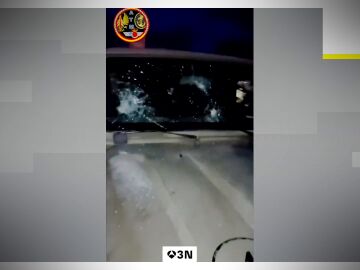 Coche de los militares en Ceuta 