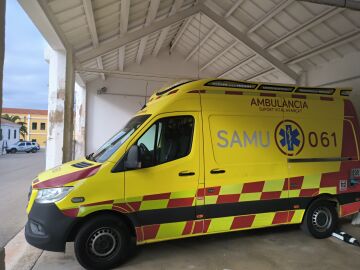 Ambulancia en Es Mercadal, Menorca
