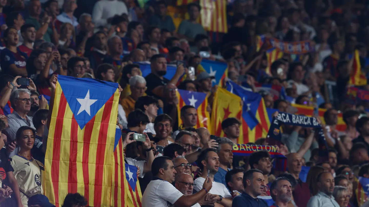 Esteladas en el Camp Nou Esteladas en el Camp Nou