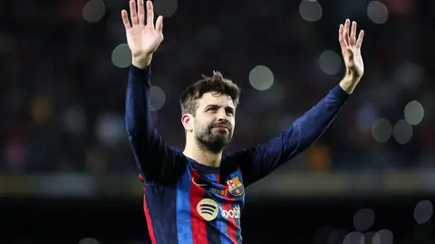 Gerard Piqué en su último partido como jugador del Barça, el 5 de noviembre de 2022 Gerard Piqué en su último partido como jugador del Barça, el 5 de noviembre de 2022