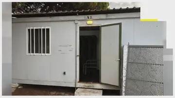 Imagen de las casas prefabricadas en las que residen los agentes Imagen de las casas prefabricadas en las que residen los agentes