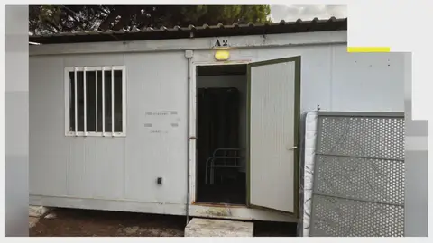 Imagen de las casas prefabricadas en las que residen los agentes Imagen de las casas prefabricadas en las que residen los agentes
