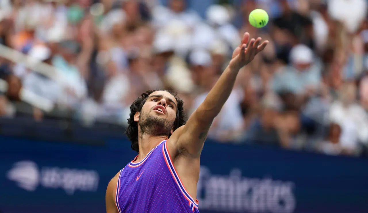 Carlos Alcaraz en el dobles mixto del US Open
