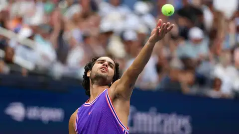 Carlos Alcaraz en el dobles mixto del US Open Carlos Alcaraz en el dobles mixto del US Open